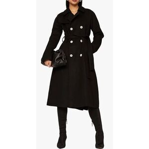 Adam Lippes RTR Design Collective Black Wool Coat